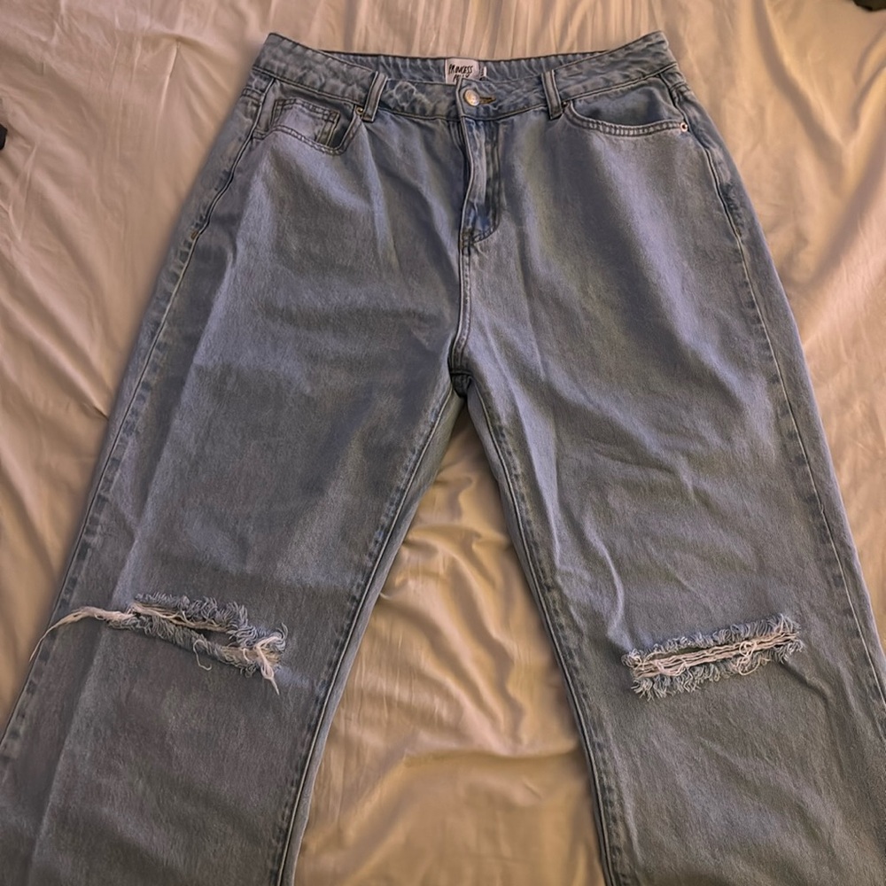 Princess Polly high waisted distressed jeans